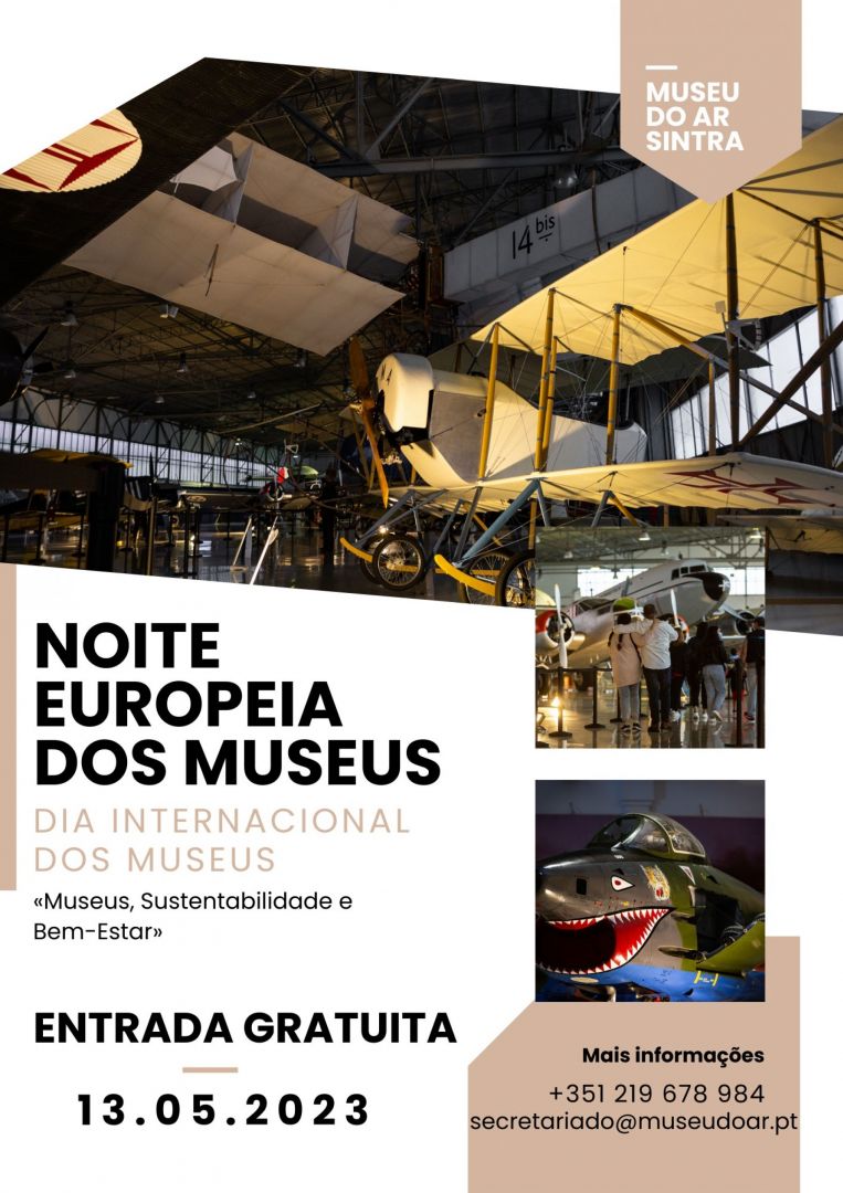 Divulgao Noite Europeia do Museus 2023 - Museu do Ar